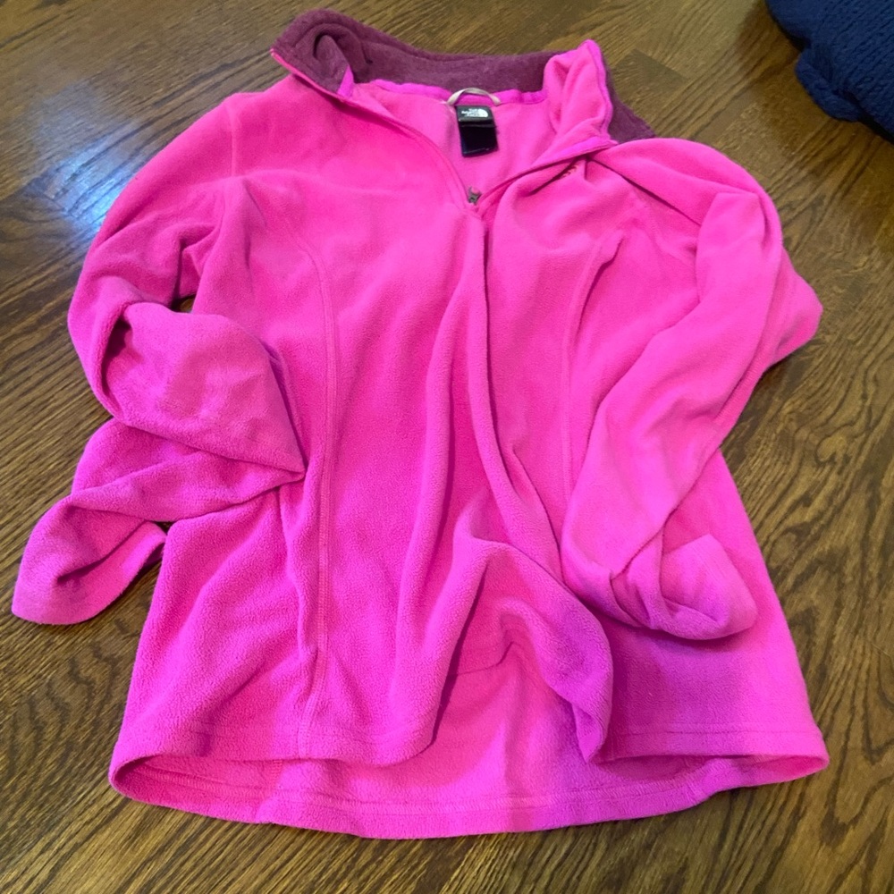 North face fleece sweatshirt